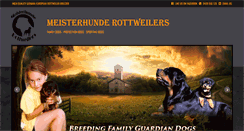 Desktop Screenshot of meisterhunde.com